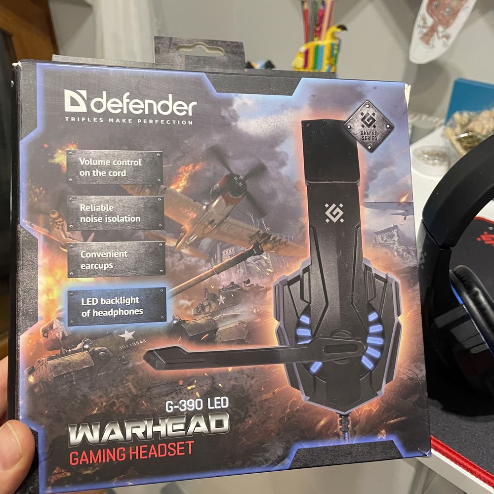 Sluchawki Defender WARHEAD G-390 przewodowe