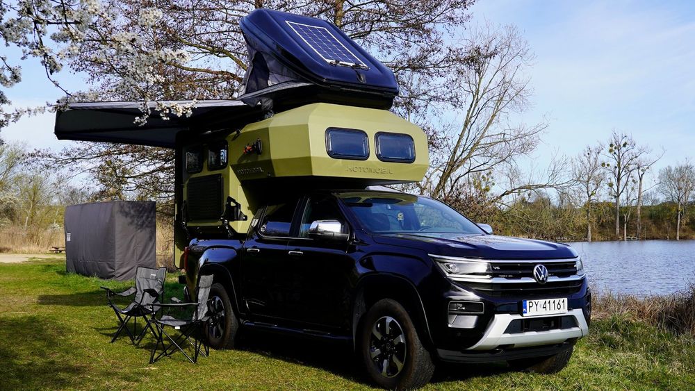 Kapsuła Hotomobil Gladiator S - zabudowa kempingowa pick-up