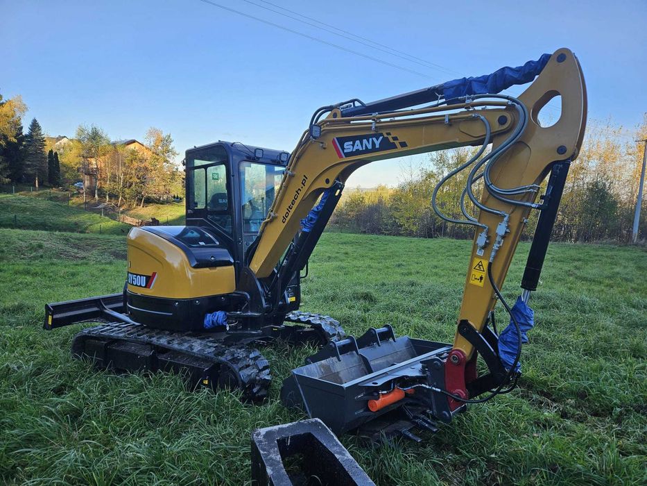 Wynajem minikoparki 5 ,5 t minikoparka bez operatora, cała małopolska