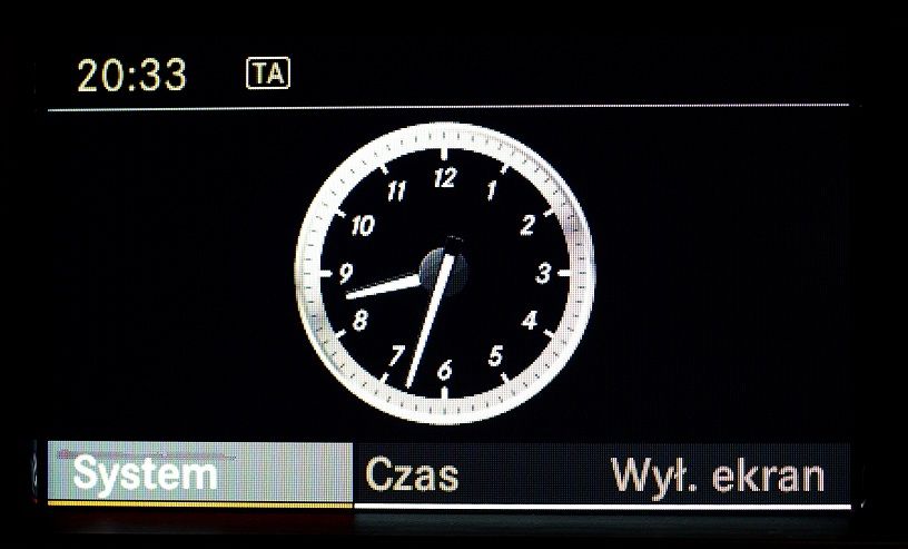 MERCEDES E-KLASA AUDIO 50 APS polskie menu lektor