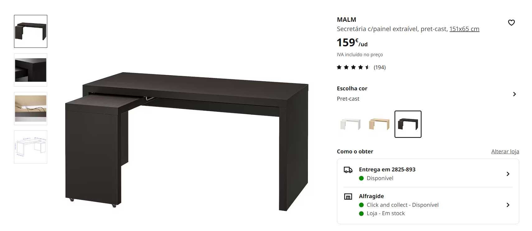 Mesa de Escritorio IKEA Malm