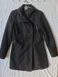 Sobretudo preto de mulher Pull&Bear TM M  ST 025