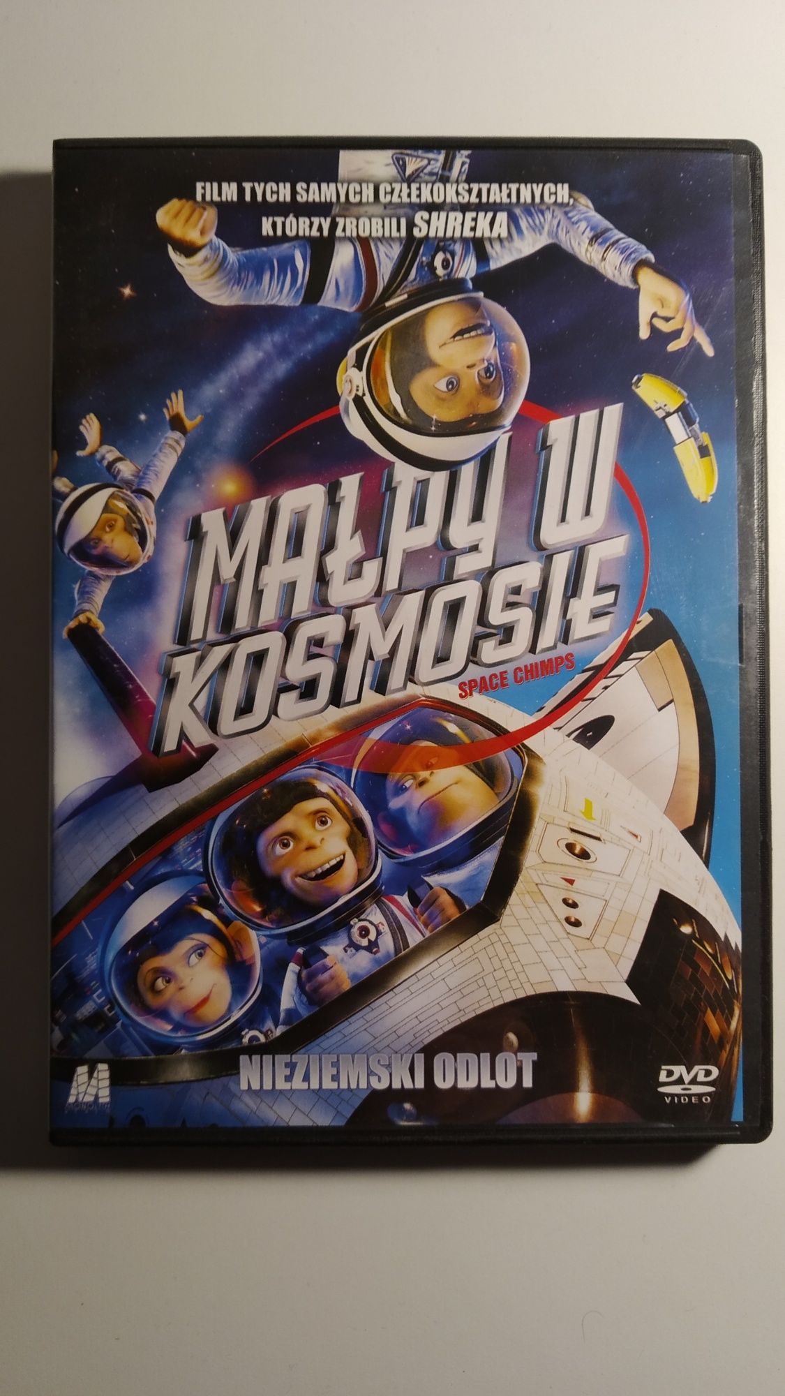 Małpy w kosmosie bajka twórców Shreka na DVD nieziemski odlot