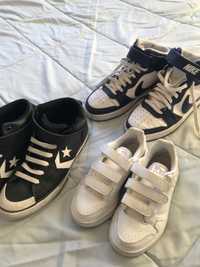 Tenis Converse; Nike e Adidas