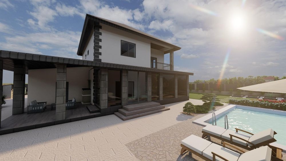 3D проектування ландшафтного дизайну візуалізація, проект