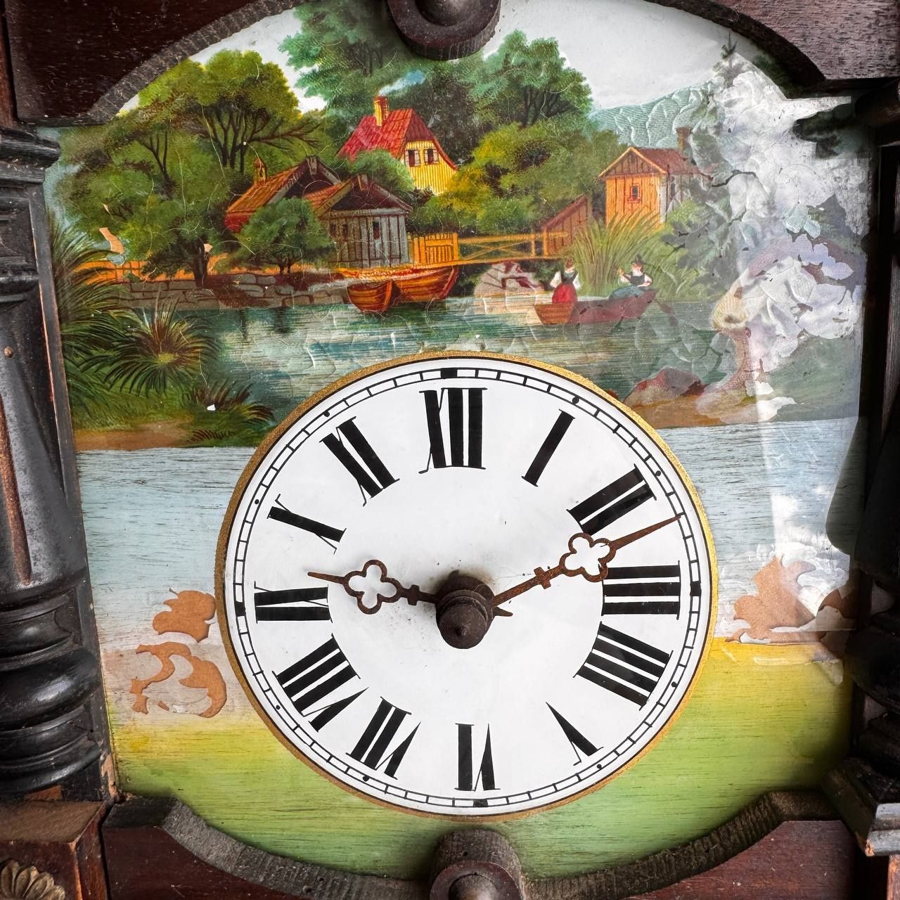 Zegar Schwarzwald XIX wiek Antyk .