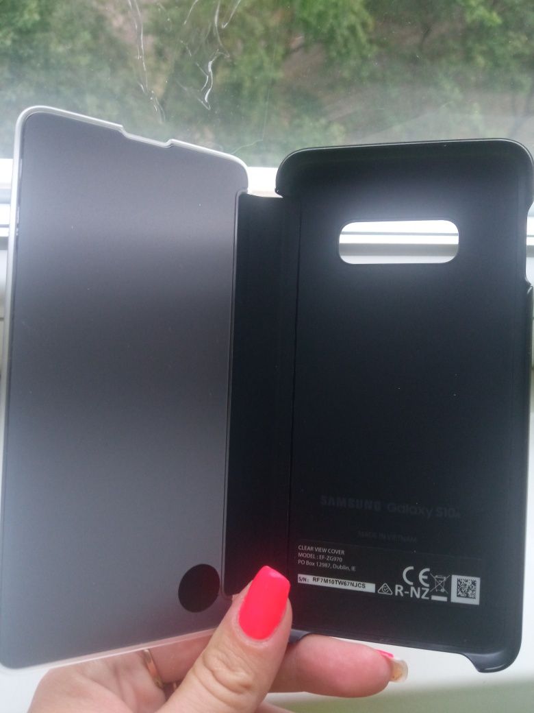 чехол Samsung Galaxy S-View Flip Cover S10 Black