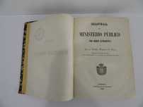 Antigo Livro Manual do Ministerio Público - 1860