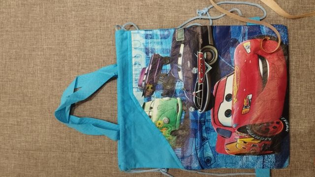 Детская сумка-рюкзак + подтяжки
