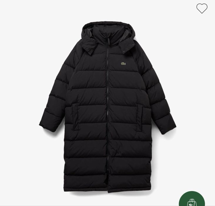 Дуже теплий двосторонній пуховик Lacoste