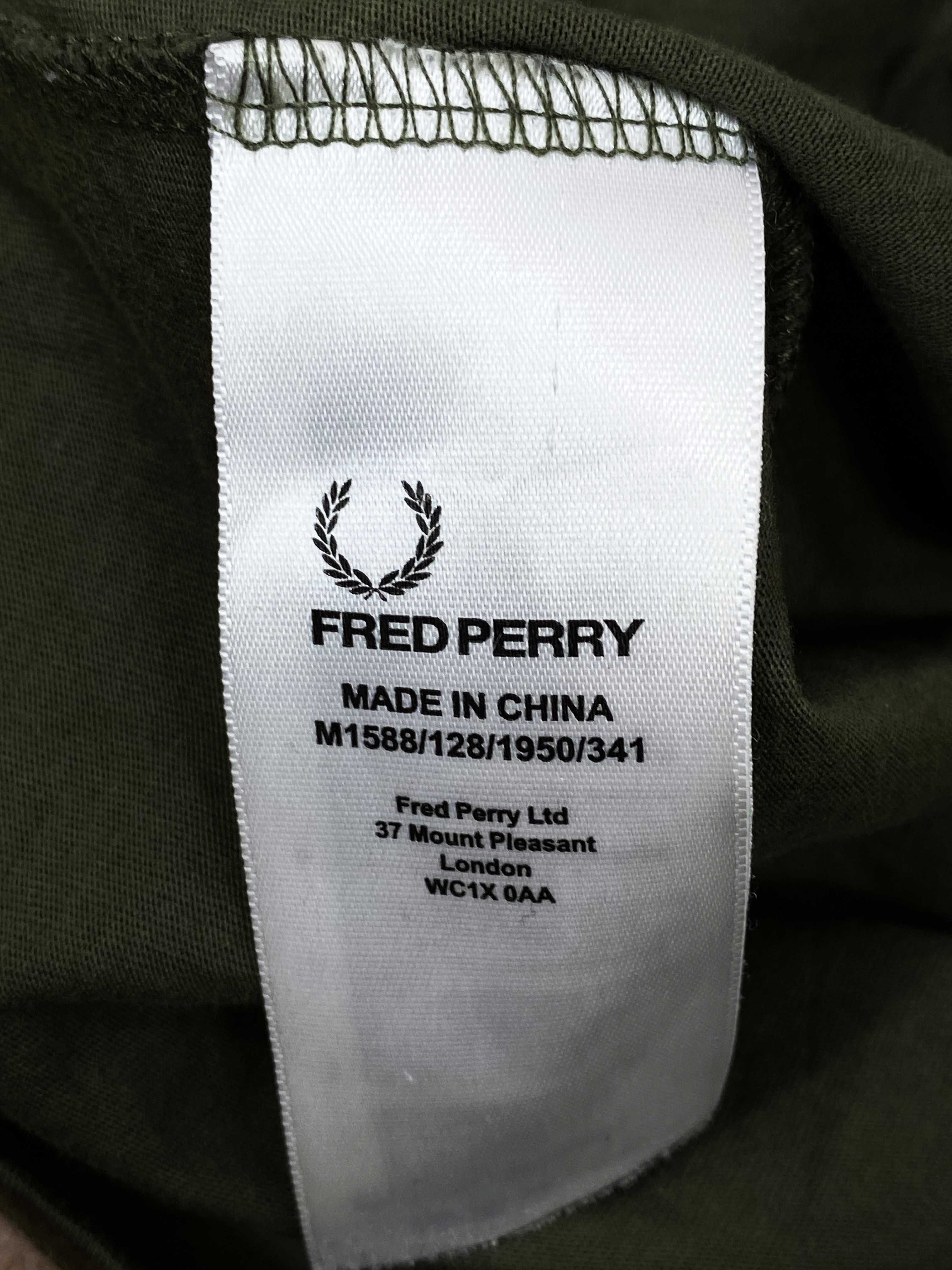 FRED PERRY T-Shirt Koszulka Męska Bawełniana Nowy Model Rozmiar_S_