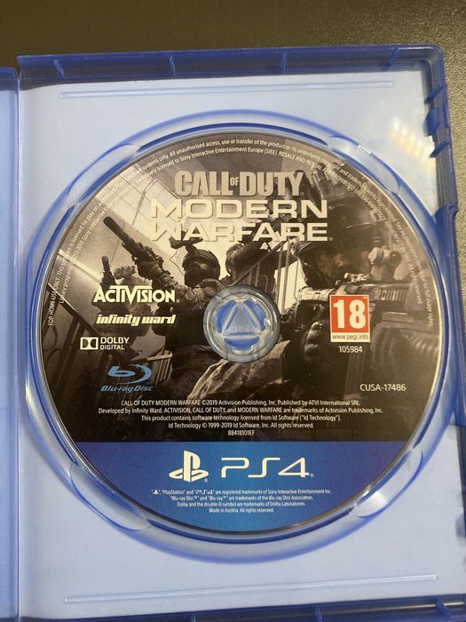 Call of duty modern warfare PS4