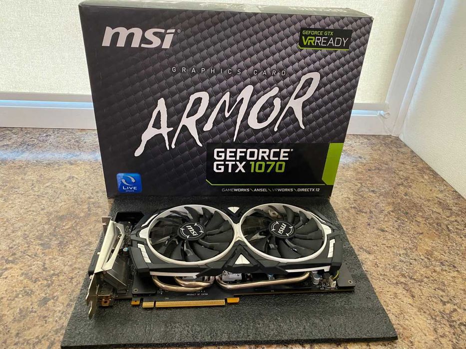 MSI GeForce GTX 1070 Armor 8GB GDDR5