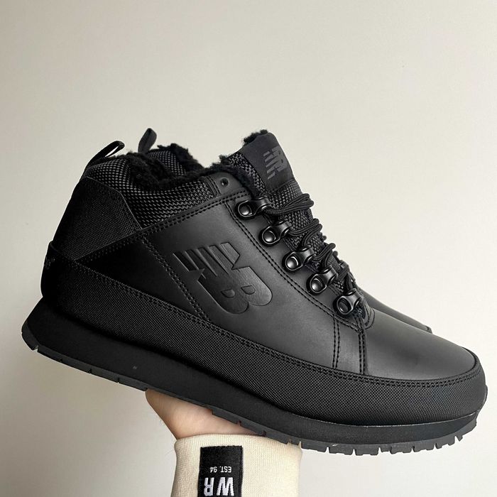 Чоловічі кросівки з хутром New Balance 754 чорні 44 розмір