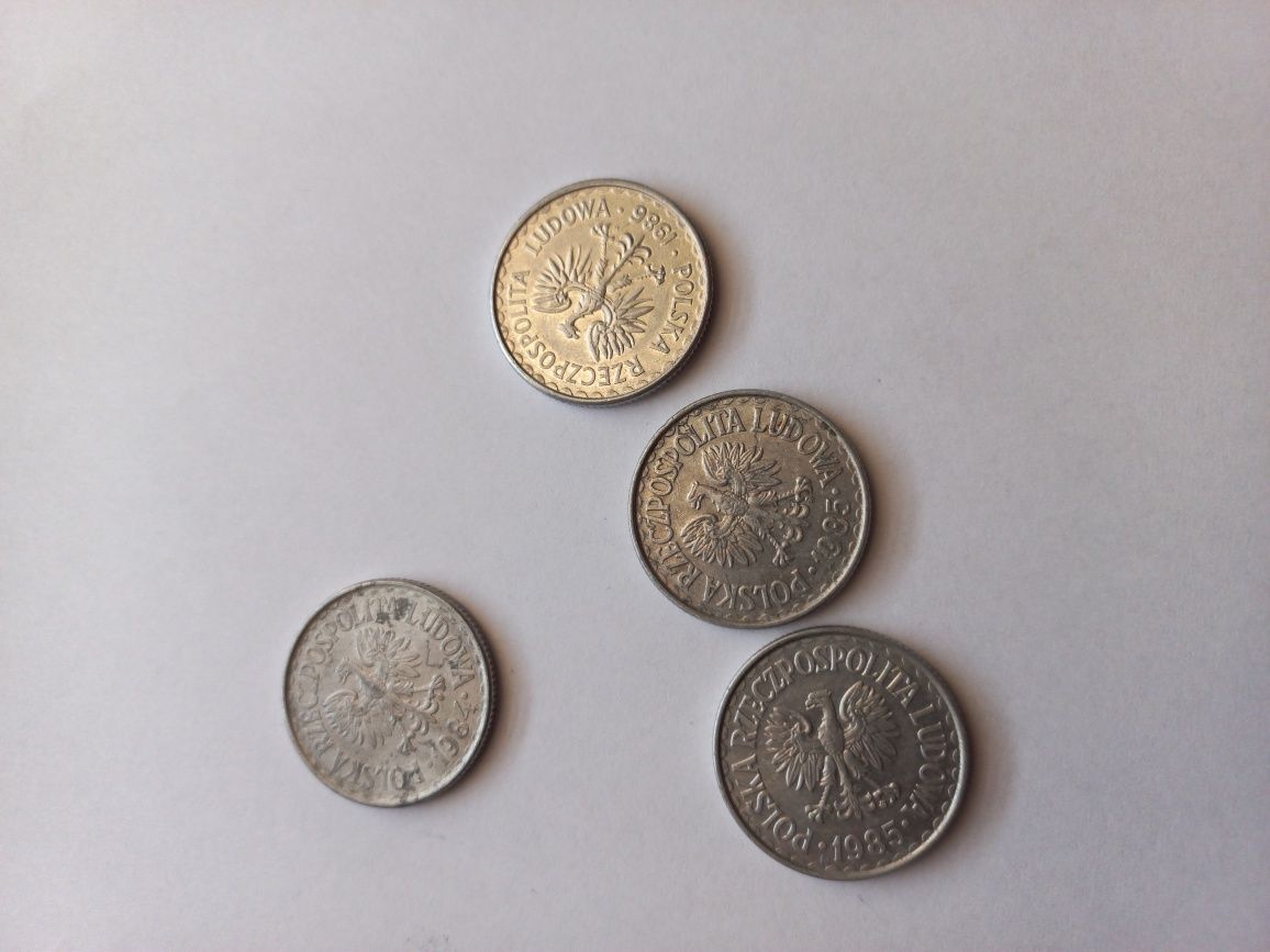 Kolekcja monet o nominale 1 zł