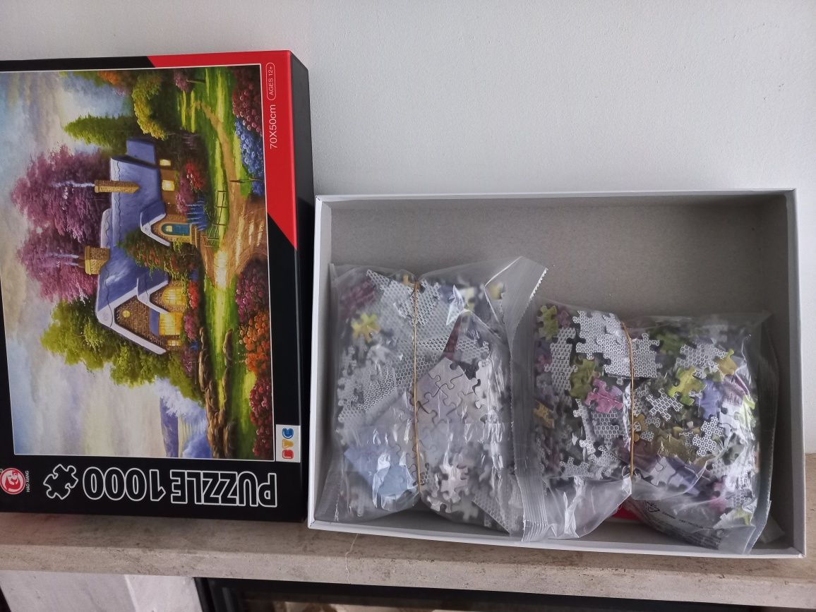 Puzzle de  1000 peças  Completo. Só  executado uma vez