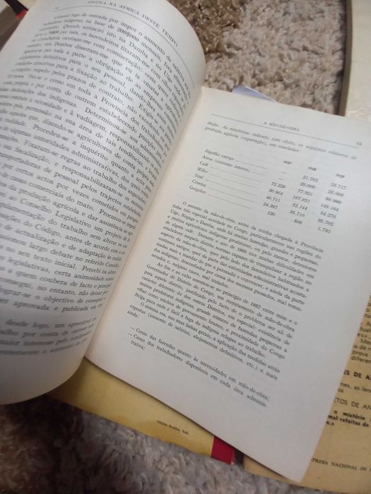 Livros antigos sobre Angola conjunto barato