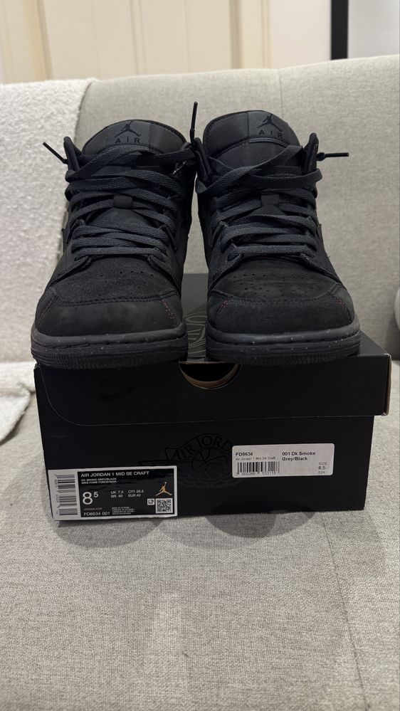 Air Jordan 1 Mid SE Craft tam 42