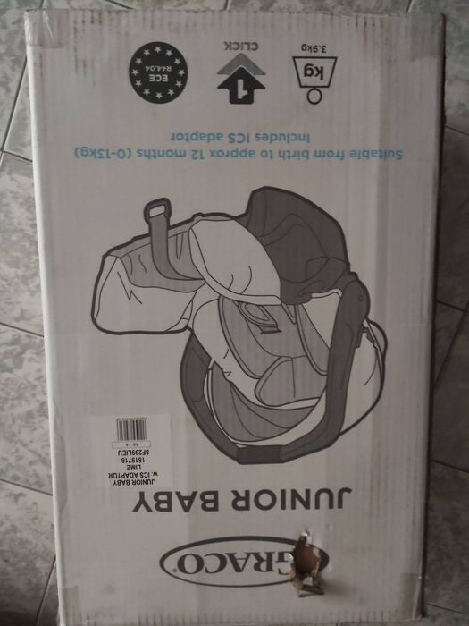 Cadeira Graco Junior Baby Ofereço adaptador carro