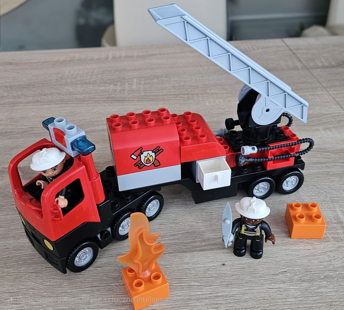 Lego Duplo 4977 duży wóz strażacki