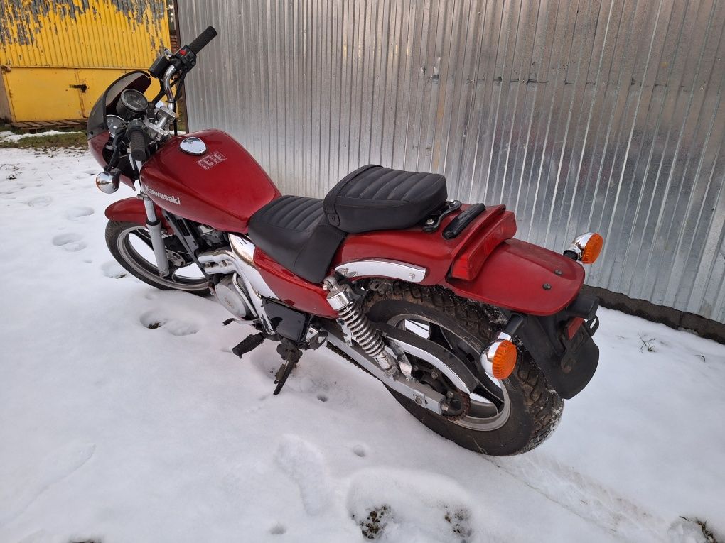 Kawasaki EL 250 części eliminator owiewka osłona boczek bak koło lampa