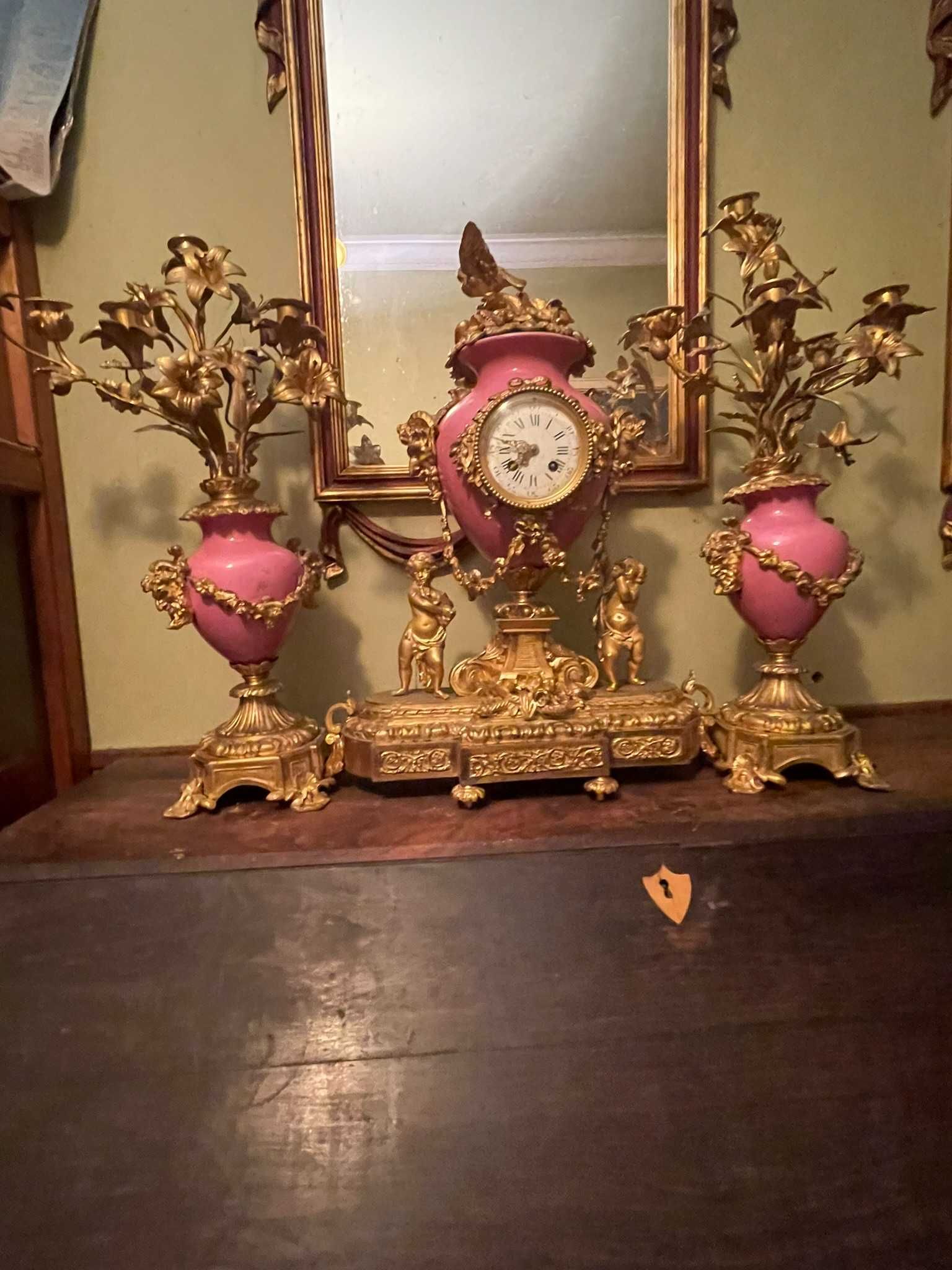 Terno de relógio em bronze