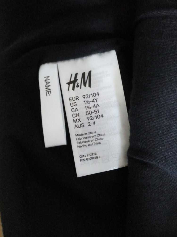 Флісова шапочка на дівчинку з вушками від h&m