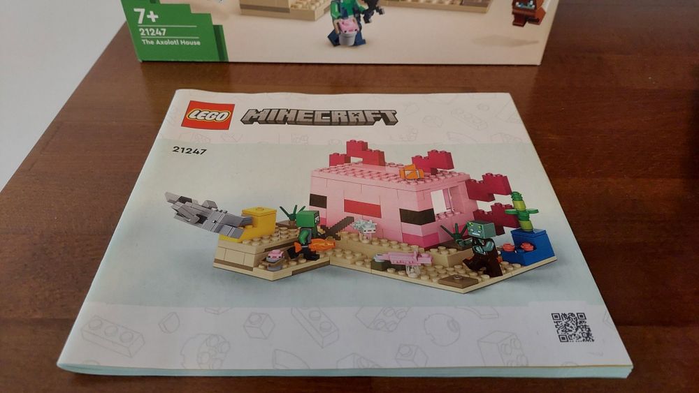 Lego Minecraft 21247 Dom aksolotla. Jak nowe.  Polecam!