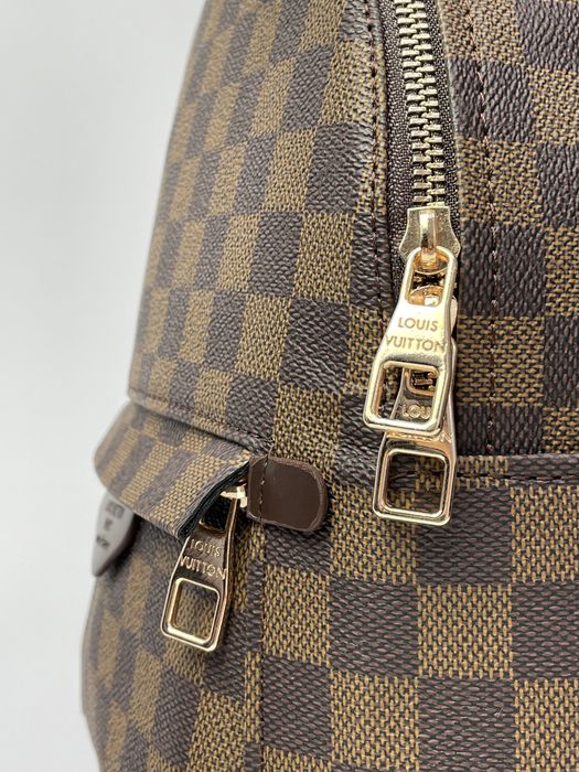 Жіночий рюкзак Louis Vuitton шахматка женский рюкзак луи виттон сумка