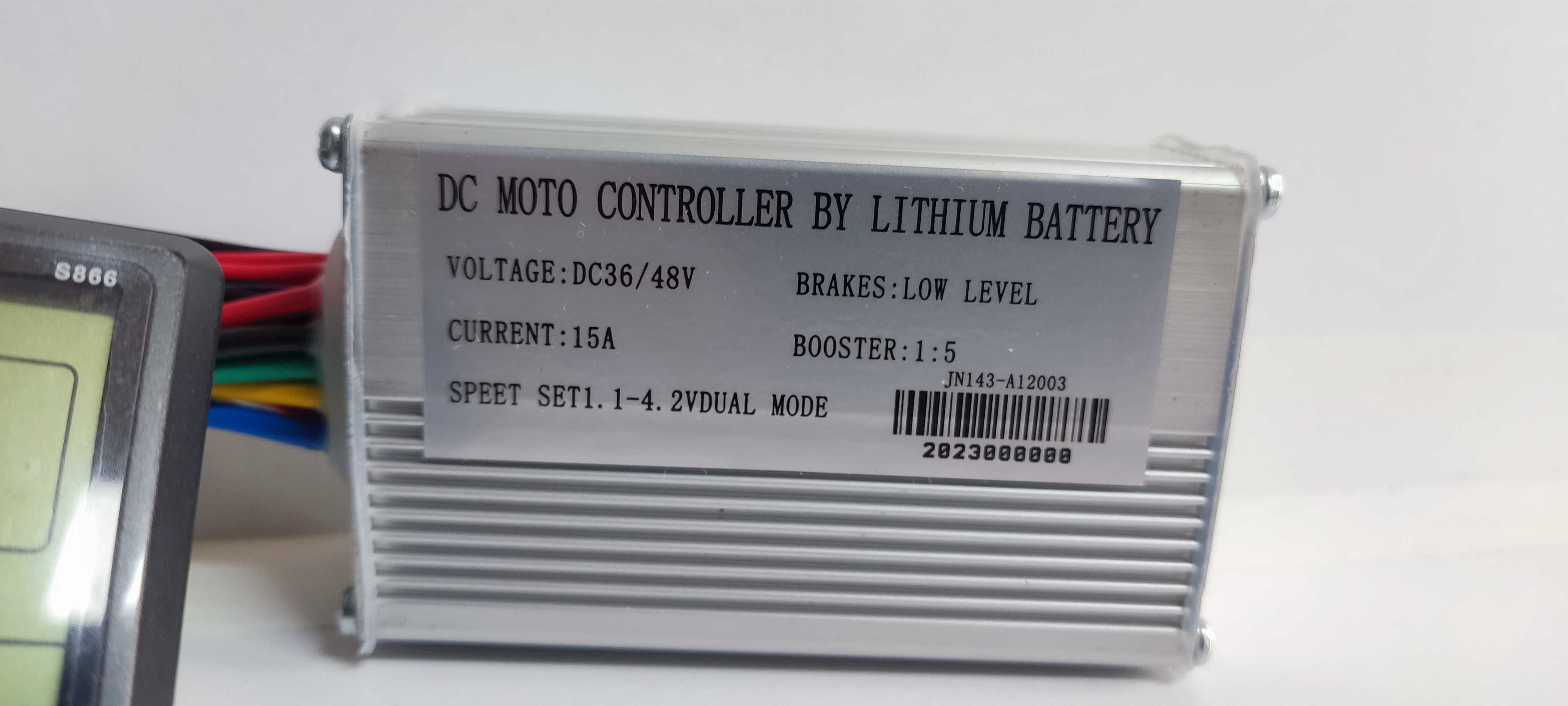 Kontroler Fyearfly 36/48V 15A LCD do e-bike 250W 350W IP65