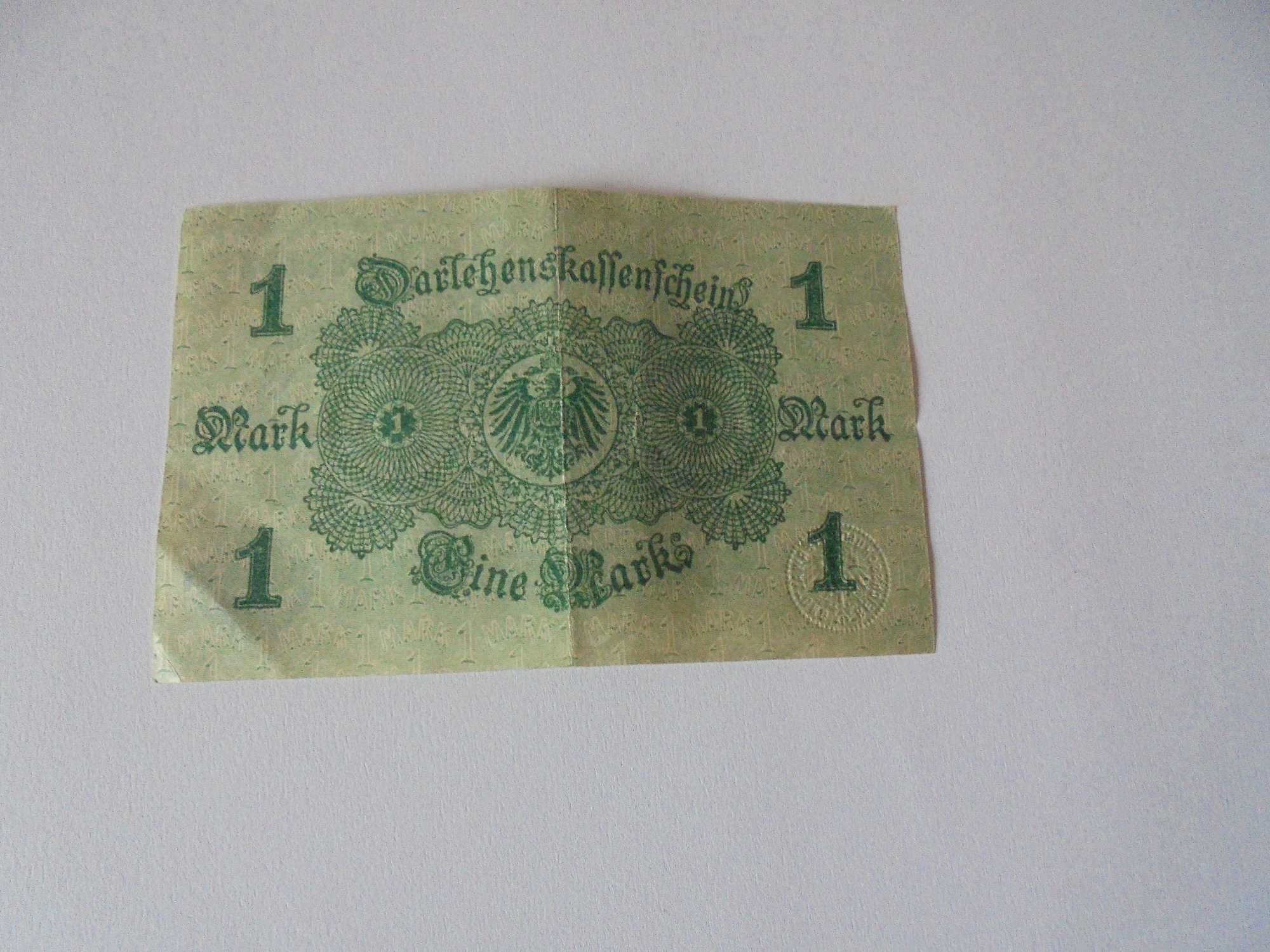 banknot Niemcy 1 marka 1914 b356