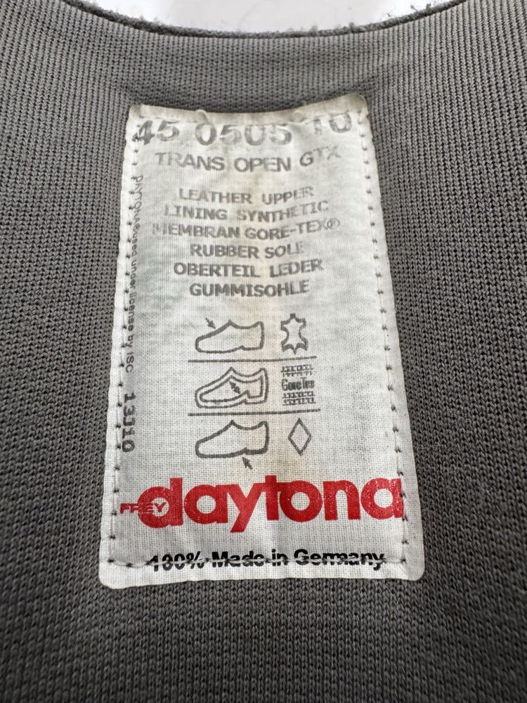 buty motocyklowe roz. 45 Daytona Trans Open GTX rozmiar 45 skóra