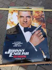 Plakat filmowy " Johny English Reborn "