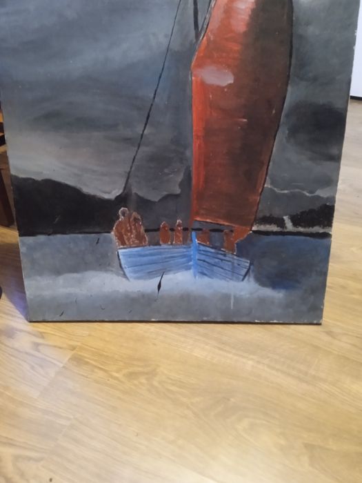 Obraz olejny piekny 60 x 60 Do sypialni pokoju