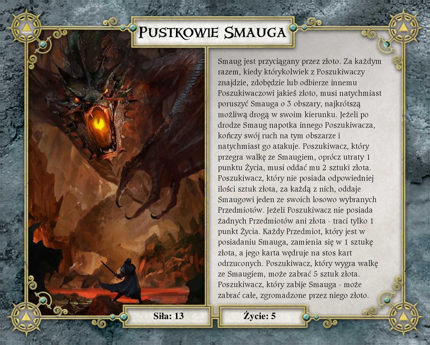 Talisman Magia i Miecz - karty Poszukiwaczy Hobbit - 29 kart