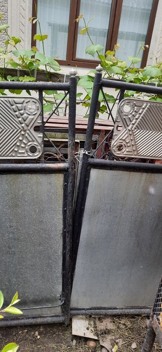 Ворота жилйзний ширина 4 .20 м виликй