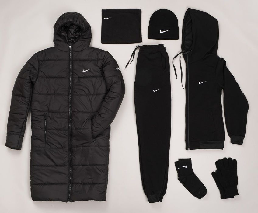 Куртка +Спортивный костюм +шапка +бафф +перчатки +носки