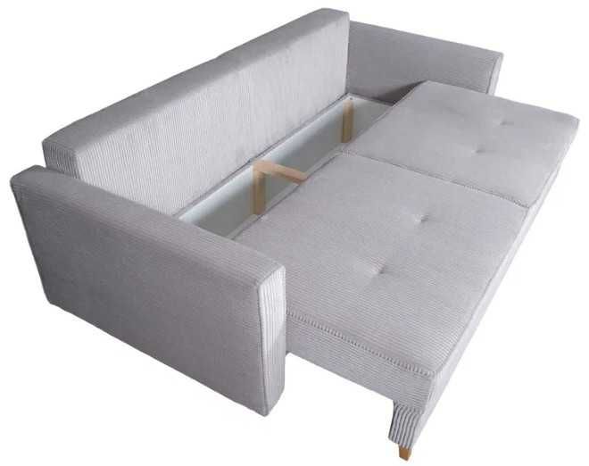 Kanapa ALIS sofa, sztruks, bonell, funkcja spania