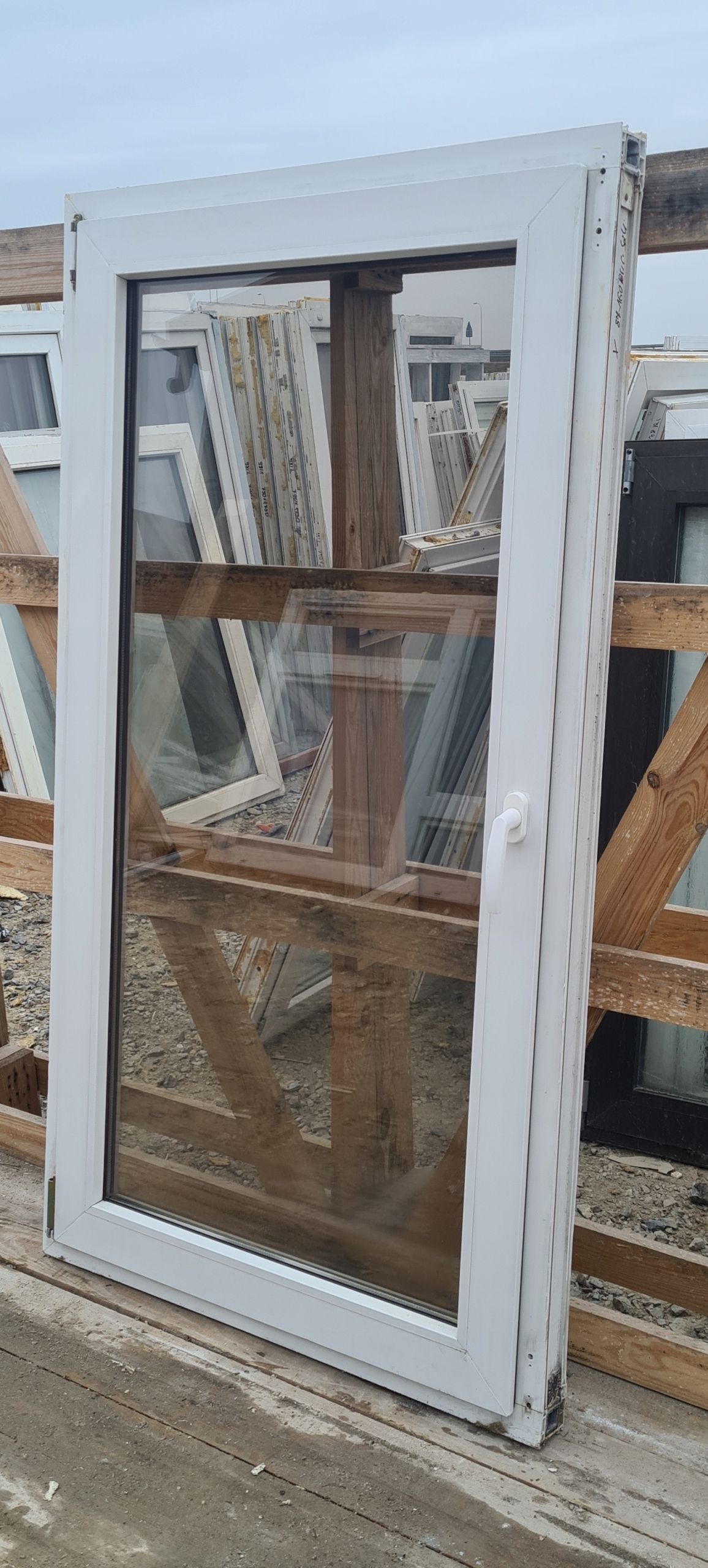 OKNA Używane 87x160 OKNO KacprzaK Plastikowe PCV Lider Okna OLX