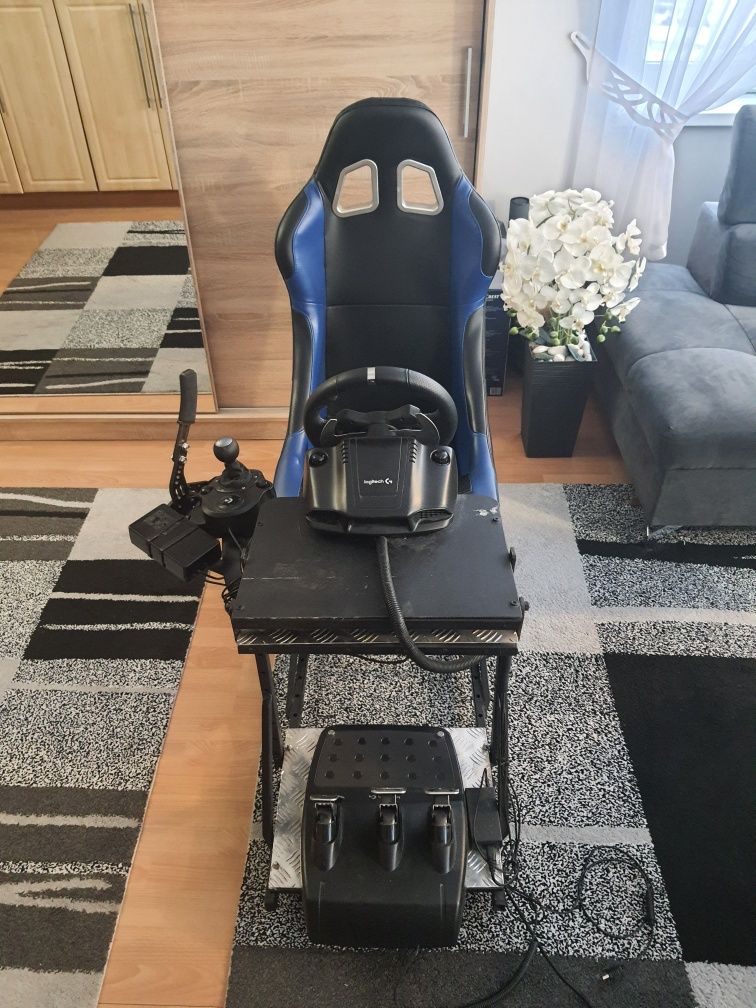 Stelaż sim racing *fotel kubełkowy*