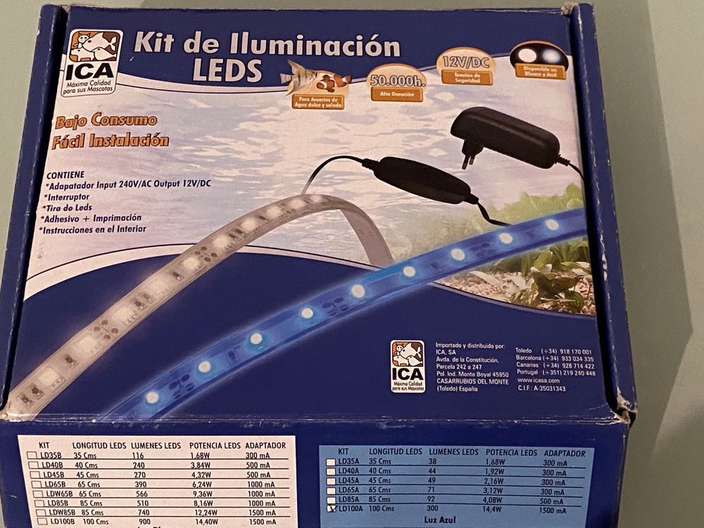 Luz fita led para aquario ou outra utilizacao