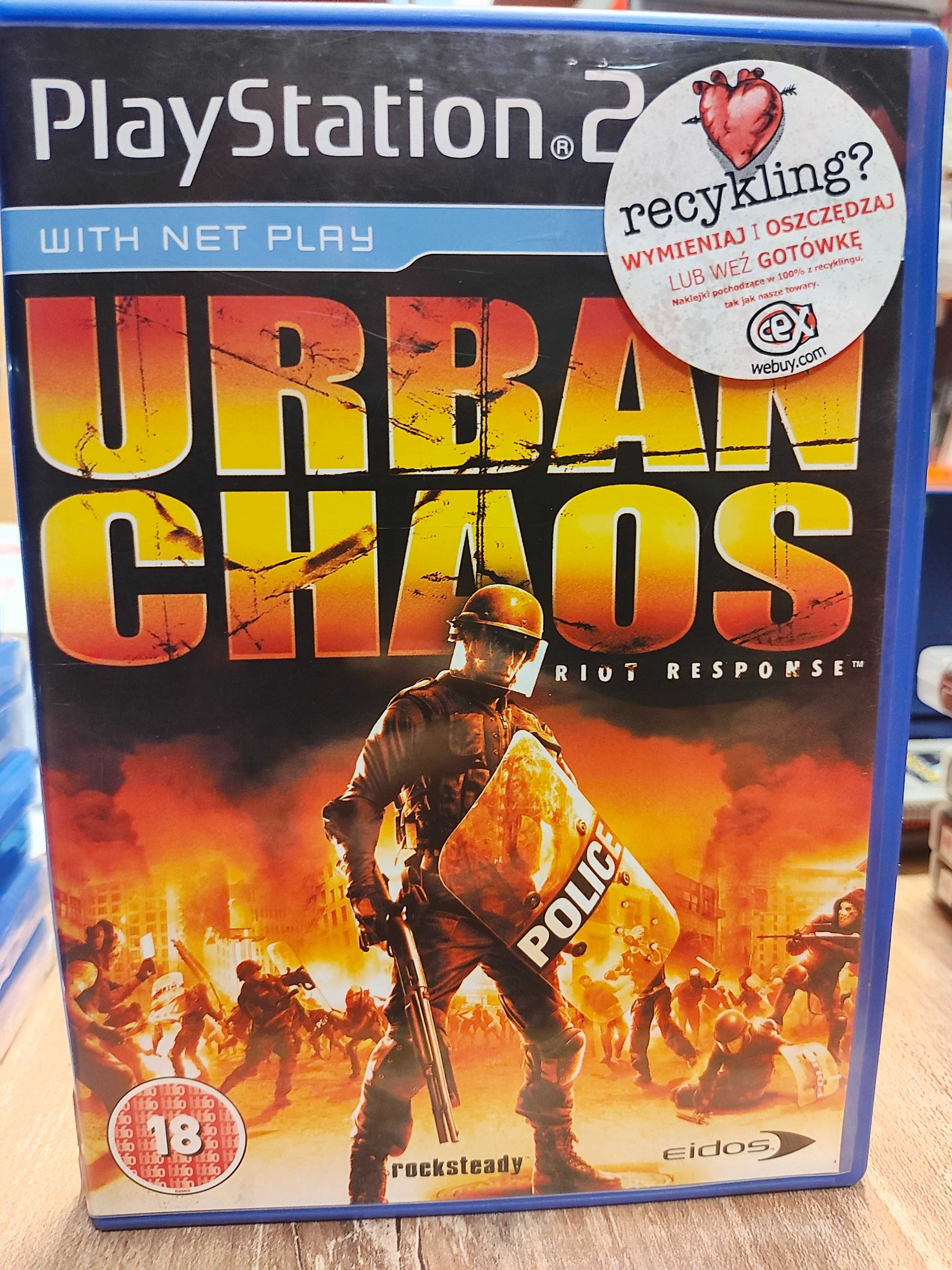 Urban Chaos: Riot Response PS2,  Sklep Wysyłka Wymiana
