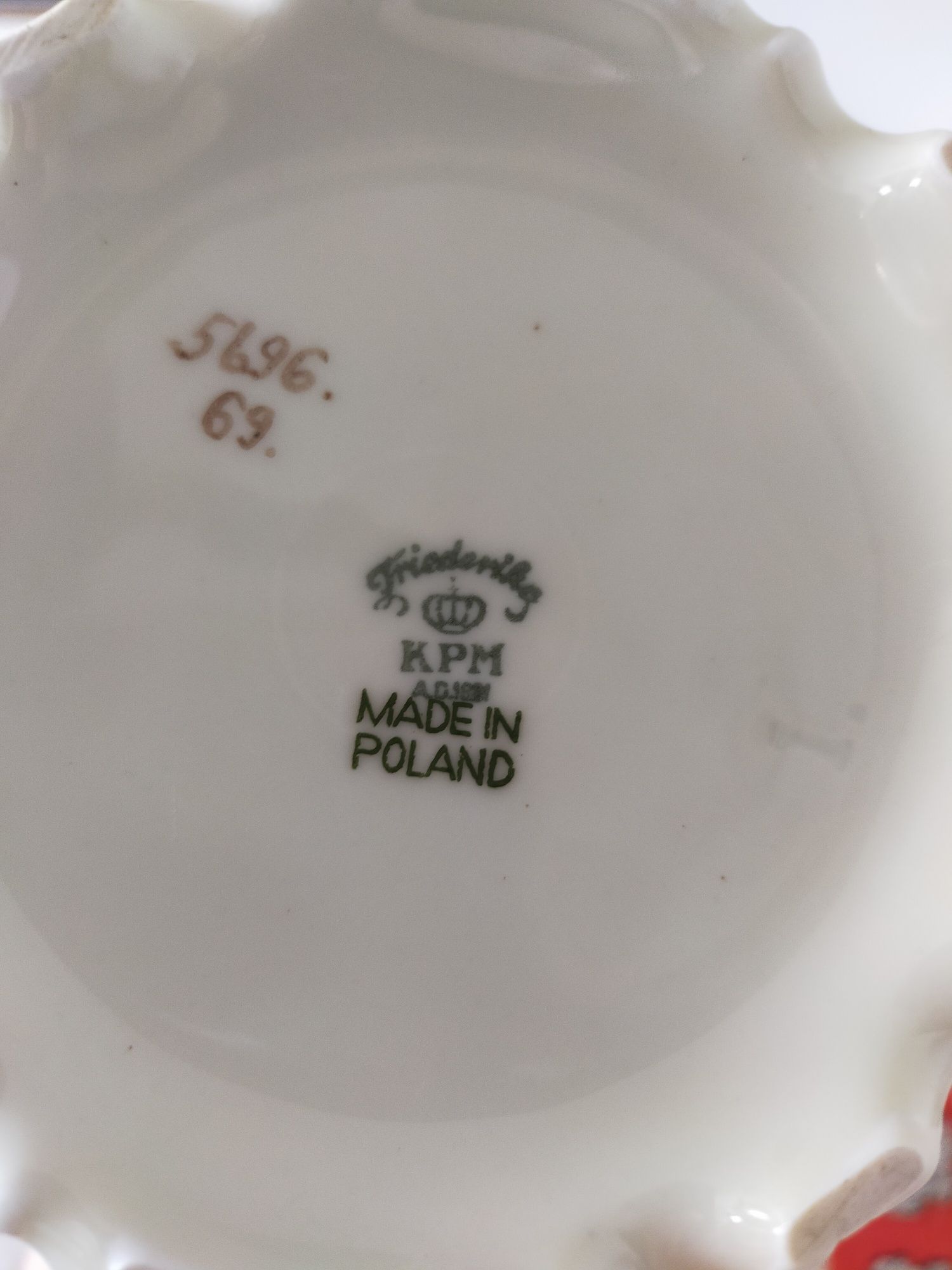 Porcelana KPM dzbanek/imbryk i cukiernica Krzysztof Wałbrzych PRL