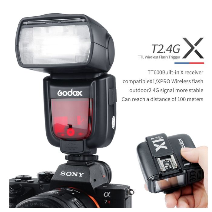 Godox TT600 Flash Speedlite + X1T-C