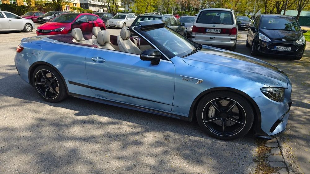 Mercedes-Benz Klasa E AMG E53 Cabrio 4x4, jedyny na rynku, dodatki, salon PL, 1 wlasc