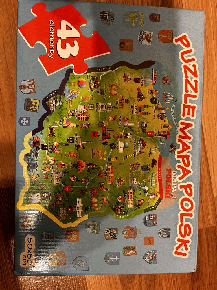 Puzzle mapa Polski Wilga