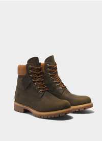 Timberland premium 6-inch waterproof olive чоловічі черевики