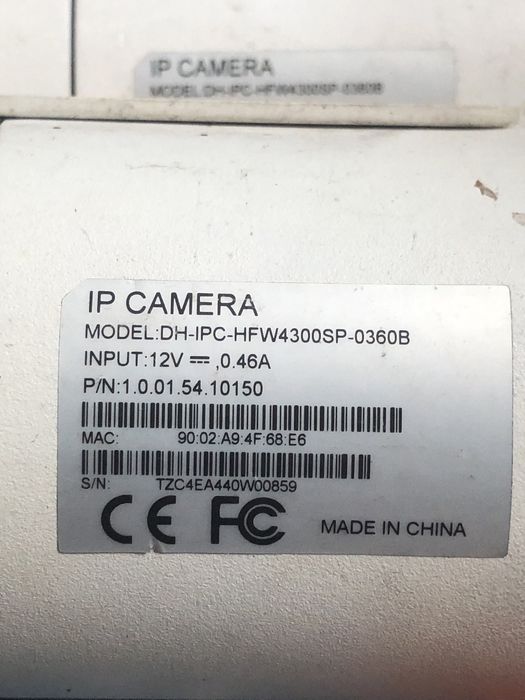 Камери відеоогляду Dahua IP цилиндрическі .
