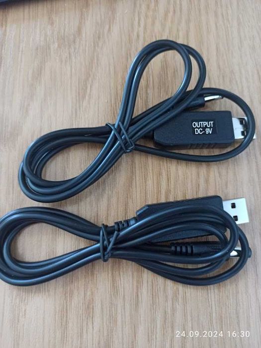 Кабель Шнур Провід для Роутера usb-dc з 5v на 9v та 12v