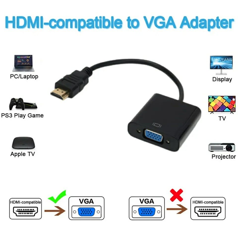 Продам адаптер-конвертор (перехідник) HDMI для VGA FULL HD - пристрій